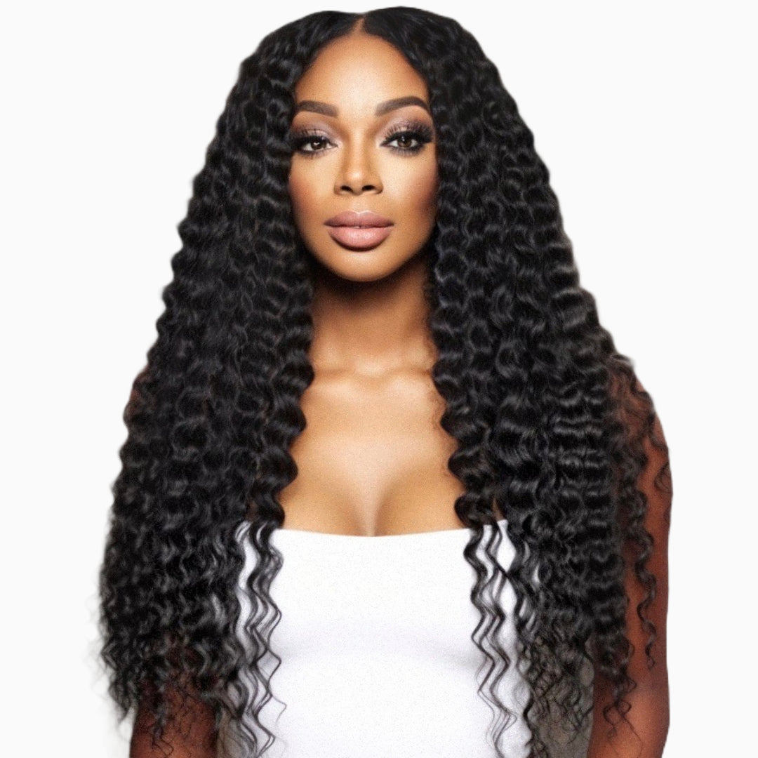Nia (Loose Curly) - Virgin Burmese Hair - InVisiRoot® Clip-ins (AKA TrueRoot™ Clip-ins)