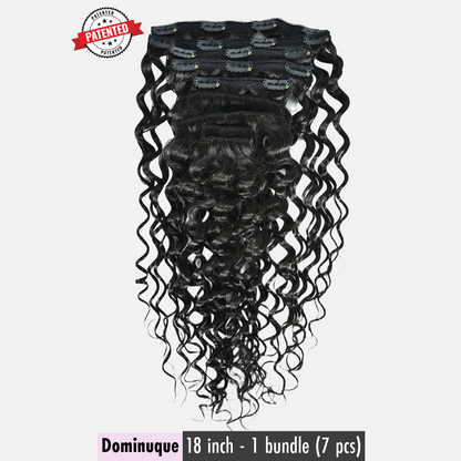 Dominique - Cambodian Deep Body Wavy - InVisiRoot® Clip-ins (AKA TrueRoot™ Clip-ins)