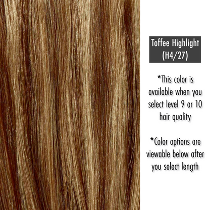 Emily (Silky Straight) -  InVisiRoot® Clip-ins (AKA TrueRoot™ Clip-ins)