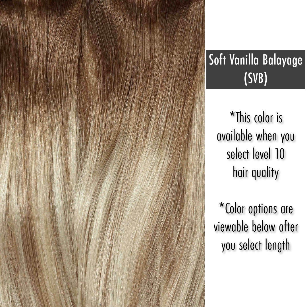 Emily (Silky Straight) -  InVisiRoot® Clip-ins (AKA TrueRoot™ Clip-ins)