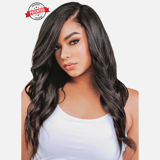 KELSEY (Coarse Straight) -  Virgin Cambodian Hair - 10 Minute Sew-in™️ U Part Wig w/ Optional InVisiRoot® Closure