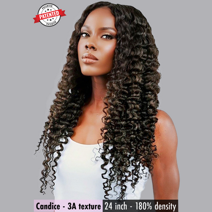 Candice - 3a - Virgin Burmese Hair - InVisiRoot® Thin-Part Wig™️