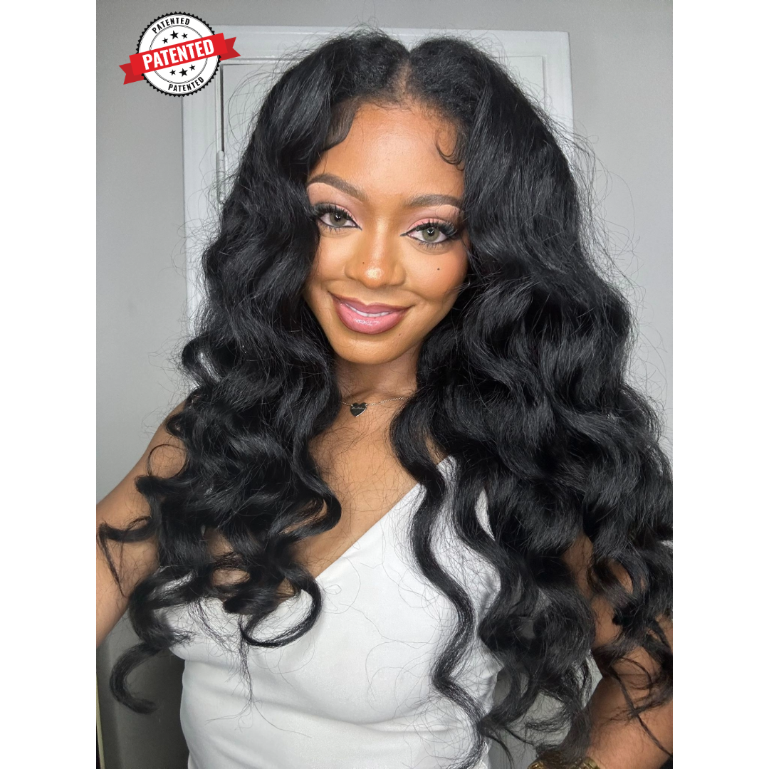 Jada Cambodian Kinky Straight -  InVisiRoot® Clip-ins (AKA TrueRoot™ Clip-ins)