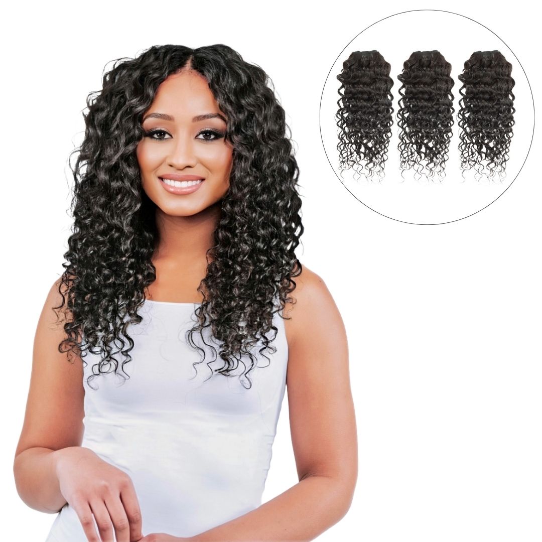 3 Weft Bundle: Kym Cambodian Loose Wavy - Traditional Weft Bundles