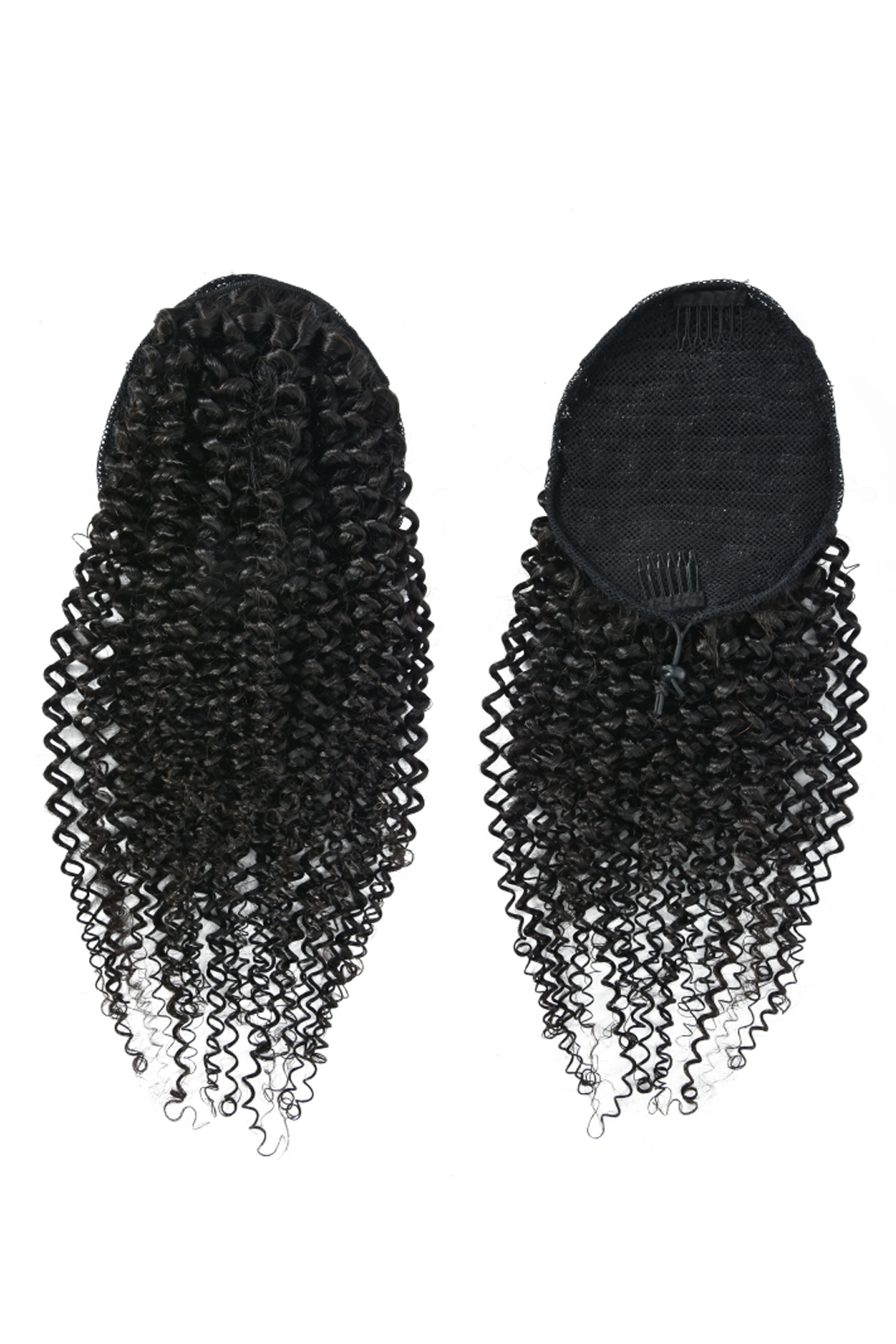 Kayla 3c Burmese Loose Kinky Curly Drawstring Ponytail