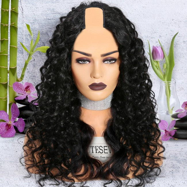 Kym -  Virgin Cambodian Hair - 10 Minute Sew-in™️ U Part Wig & Optional InVisiRoot® Closure